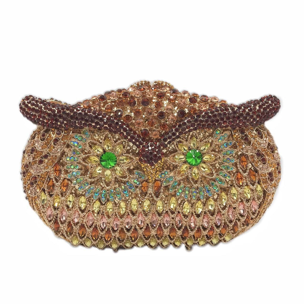 Twilight Gaze Owl Evening Clutch - Main View 02 - WAAMII