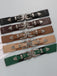 Wide Waist Belt with Vintage Engraved Buckles