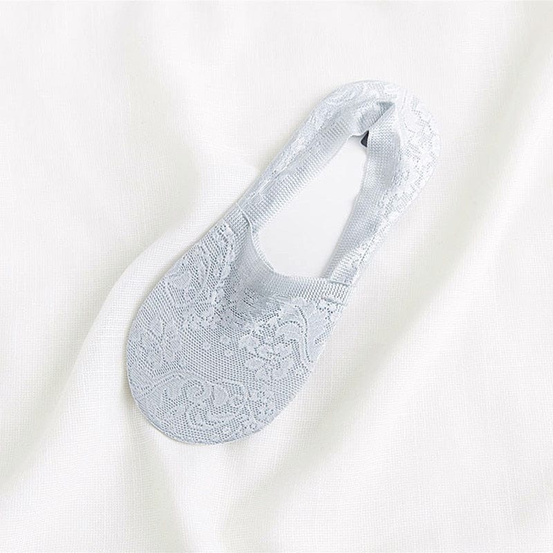 10 Pairs New Fashion Invisible Antiskid Lace Socks - - Luxury Accessories by WAAMII