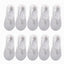 10 Pairs New Fashion Invisible Antiskid Lace Socks - White Suit for 35-40 - Luxury Accessories by WAAMII
