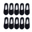 10 Pairs New Fashion Invisible Antiskid Lace Socks - Black Suit for 35-40 - Luxury Accessories by WAAMII