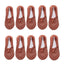 10 Pairs New Fashion Invisible Antiskid Lace Socks - Red Suit for 35-40 - Luxury Accessories by WAAMII
