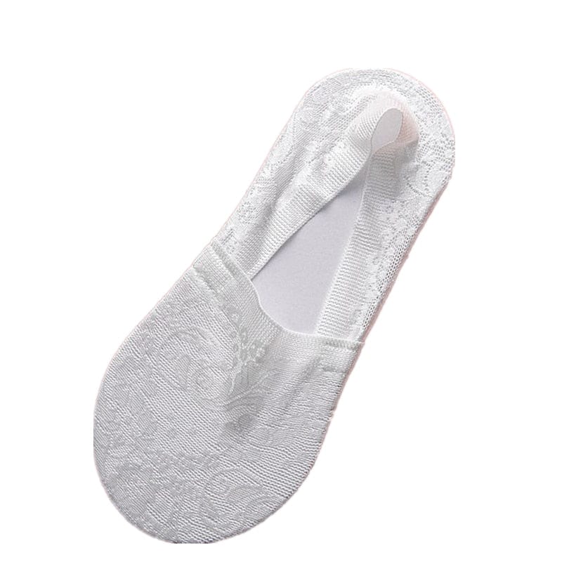 10 Pairs New Fashion Invisible Antiskid Lace Socks - - Luxury Accessories by WAAMII
