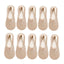 10 Pairs New Fashion Invisible Antiskid Lace Socks - Khaki Suit for 35-40 - Luxury Accessories by WAAMII