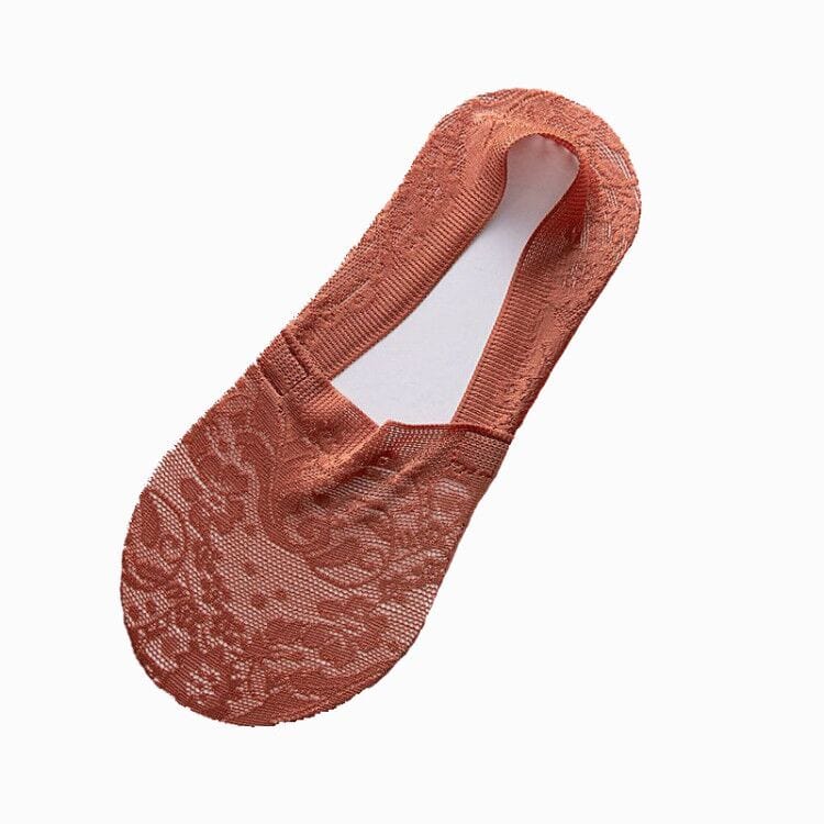 10 Pairs New Fashion Invisible Antiskid Lace Socks - - Luxury Accessories by WAAMII