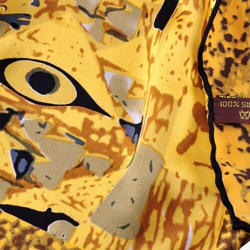 100% Luxurious Silk Scarf Gustav Klimt Famous Painted Scarves The Lady in Gold - - Luxury Accessories by WAAMII