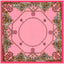 130*130CM 100% Twill Silk Large Square Scarf Leopard Chain Print Head Scarves Wraps - Pink - Luxury Accessories by WAAMII
