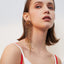 1PC of Crystal Gold-tone Waterfall Clip-on Long Earrings - - Luxury Jewelry by WAAMII