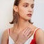 1PC of Crystal Gold-tone Waterfall Clip-on Long Earrings - - Luxury Jewelry by WAAMII