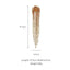 1PC of Crystal Gold-tone Waterfall Clip-on Long Earrings - - Luxury Jewelry by WAAMII