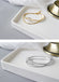 2 Layer Zirconia Dainty Bracelets set in 925 Sterling Silver Jewelry WAAMII   