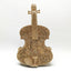 3D Sparkling Violin Shape Crystal Rhinestone Clutch - Gold - Luxury bags by WAAMII