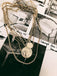 5 Layer Gold Coin Layered Necklace - - Luxury Jewelry by WAAMII