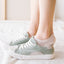 5 Pairs Rhombic Knitted Cotton Hollow Out Short Low Cut Ankle Socks Athletic Sports Socks - - Luxury Accessories by WAAMII