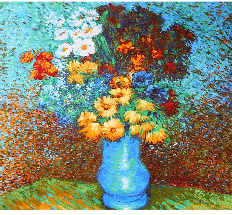 90*90CM 100% Real Silk Square Scarf Van Gogh Classic Oil Paiting Scarf Starry Night and More - - Luxury Accessories by WAAMII