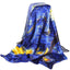 90*90CM 100% Real Silk Square Scarf  Van Gogh Classic Oil Paiting Scarf Starry Night and More