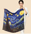 90*90CM 100% Real Silk Square Scarf Van Gogh Classic Oil Paiting Scarf Starry Night and More - - Luxury Accessories by WAAMII