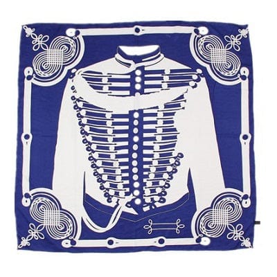 90x90cm Leopard Print Square Silk Scarves Twilly Scarf-Mutiple Patterns - Clothes Navy - Luxury Accessories by WAAMII