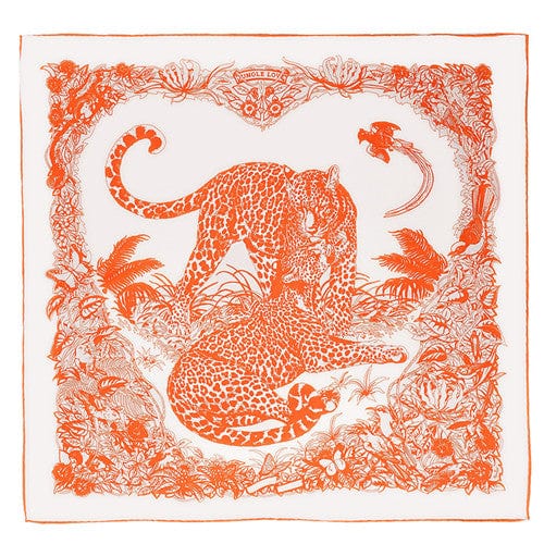 90x90cm Leopard Print Square Silk Scarves Twilly Scarf-Mutiple Patterns - - Luxury Accessories by WAAMII