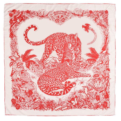 90x90cm Leopard Print Square Silk Scarves Twilly Scarf-Mutiple Patterns - - Luxury Accessories by WAAMII