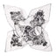 90x90cm Leopard Print Square Silk Scarves Twilly Scarf-Mutiple Patterns - - Luxury Accessories by WAAMII