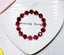 925 Sterling Silver Faceted Tiger's Eye Beads Bracelet-Rose Red - - Luxury Jewelry by WAAMII