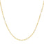 925 Sterling Silver Gold Plated Link Chain Necklace - - Luxury Jewelry by WAAMII