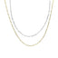 925 Sterling Silver Gold Plated Link Chain Necklace - - Luxury Jewelry by WAAMII