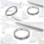 925 Sterling Silver Multi-Color Clear CZ Rainbow Ring - - Luxury Jewelry by WAAMII