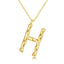 925 Sterling Silver Personalized Name Necklace Customized Your Name Jewelry - H - Luxury Jewelry by WAAMII