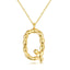 925 Sterling Silver Personalized Name Necklace Customized Your Name Jewelry - Q - Luxury Jewelry by WAAMII