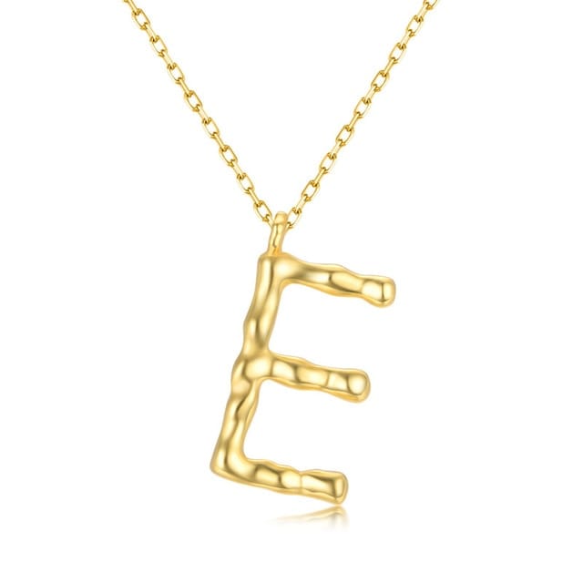 925 Sterling Silver Personalized Name Necklace Customized Your Name Jewelry - E - Luxury Jewelry by WAAMII