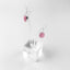 925 Sterling Silver Pink Opal Oval Drop Earrings - - Luxury Jewelry by WAAMII