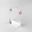 925 Sterling Silver Pink Opal Oval Drop Earrings - - Luxury Jewelry by WAAMII