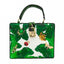 Animal Embroidery Beading Green Evening Bag Box Clutch - Default Title - Luxury bags by WAAMII