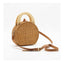 Anita Hand Woven Circular Top-Handle Straw Beach Bag Crossbody bags WAAMII   
