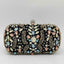 Apricot Blue Tone Diamante Beaded Clutch Bag Ladies Purse - - Luxury bags by WAAMII