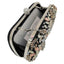 Apricot Blue Tone Diamante Beaded Clutch Bag Ladies Purse - - Luxury bags by WAAMII