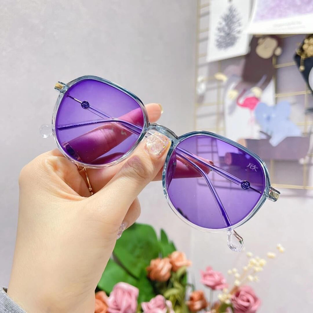 Aspheric Blokz Photochromic Transition Prescription Sunglasses 1.56 1.61 1.67 1.74 UV Protection - Purple 1.56 Aspheric Photochromic Trasition Lenses - Luxury Accessories by WAAMII