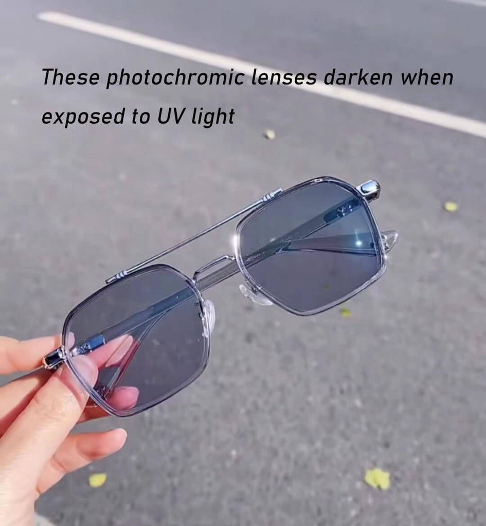 Aspheric Blokz Photochromic Transition Prescription Sunglasses 1.56 1.61 1.67 1.74 UV Protection - - Luxury Accessories by WAAMII