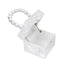 Bead Top Handle Jade Green Acrylic Box Clutch - - Luxury bags by WAAMII