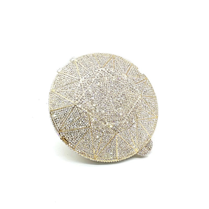 Big Diamond Crystal CZ Clutch Bridal Wedding Evening Bag bags WAAMII