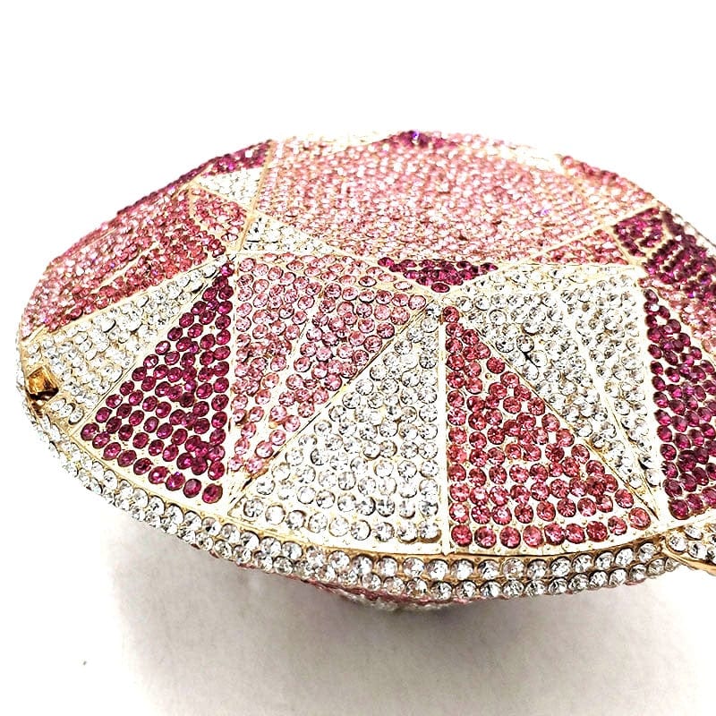 Big Diamond Crystal CZ Clutch Bridal Wedding Evening Bag - - Luxury bags by WAAMII
