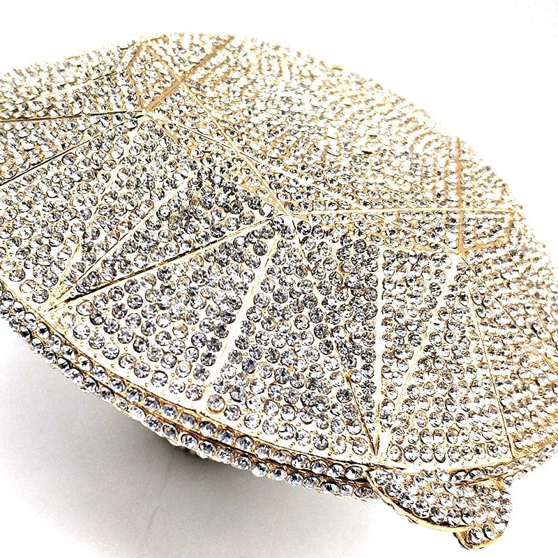 Big Diamond Crystal CZ Clutch Bridal Wedding Evening Bag - - Luxury bags by WAAMII