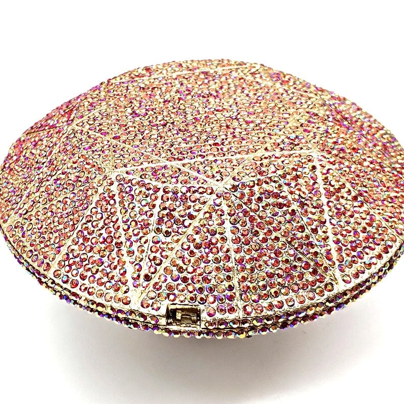 Big Diamond Crystal CZ Clutch Bridal Wedding Evening Bag - - Luxury bags by WAAMII