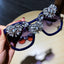 Big frame Square Women Rhinestone Sunglasses - - Luxury Accessories by WAAMII