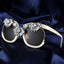 Big frame Square Women Rhinestone Sunglasses - beige - Luxury Accessories by WAAMII