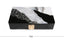 Black White Tone Pearlescent Glitter Marble Effect Acrylic Clutch - - Luxury bags by WAAMII