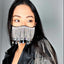 Bling Rhinestone Tassel Face Mask 2 Styles-Z97 Accessories WAAMII Style 1  