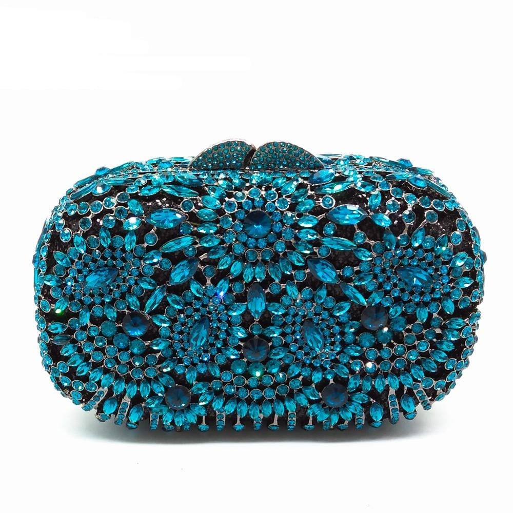 Bohemian Multicolored Rhinestone Clutch - 2 - Luxury bags by WAAMII